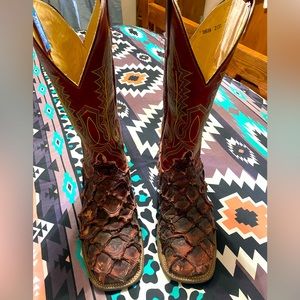 Authentic Sea Bass Cowboy Boots